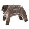 Hurtta Waterproof Fleece Overall for Dogs - Brown, X-Small, Modern