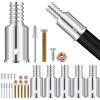 Elesunory 6Pcs Threaded Tip Replacement Ultra Threaded Tip Repair Kit