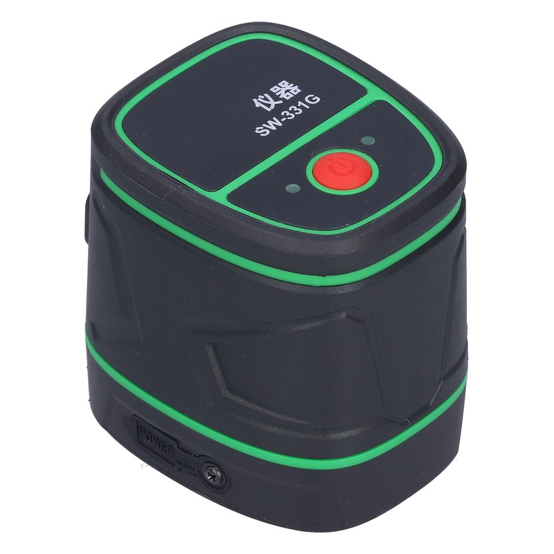 SW‑331G Cross Laser Meter Horizontal Vertical Green Beam Leveling Tool