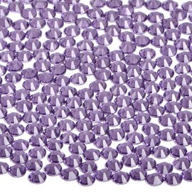 2880 Pieces SS4 Tazanite Hotfix Rhinestones Flatback Round Crystal Glass Rhinestones Gems for Crafts Nail Face Art Clothes Shoes Bags DIY