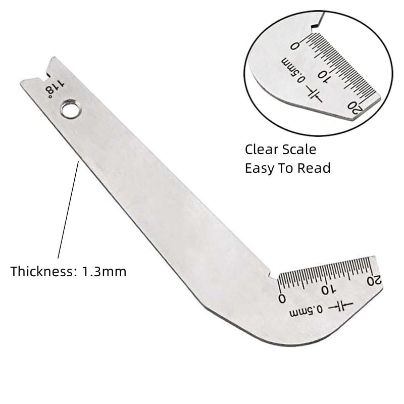 MerciL 118 Degree Drill Bits Gauge, Stainless Steel Twist Drill