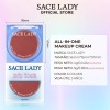 Sace Lady Crema 3 En 1 Rubor, Labial Y Sombra