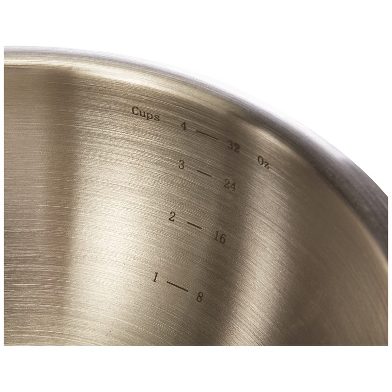 de Buyer - Runde Schlagschüssel mit Silikonboden - 16cm Durchmesser