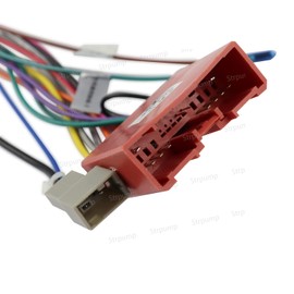 Strpump - Cable de arnés de radio estéreo de 16 pines para Mazda 3 2006-2015, 5 6 8 CX-5 CX-7 con adaptador de antena de radio