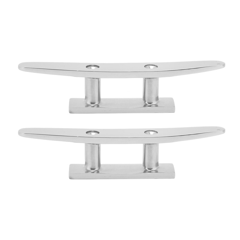 2PCs Boat Cleat Open Base 5in Universal Fit for Watercraft