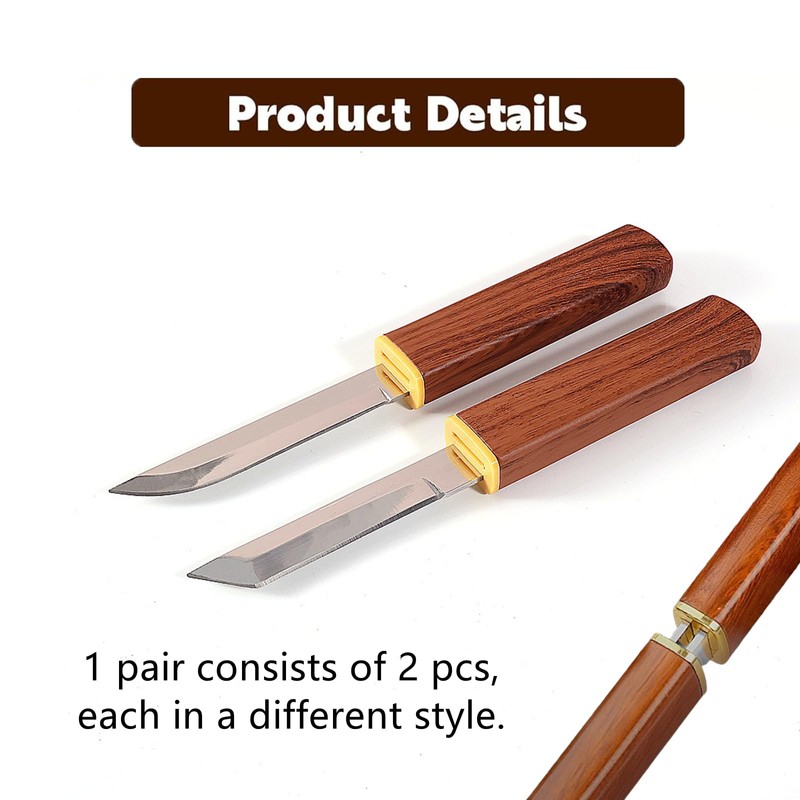 NXPpiULeh 4 PCS Paring Knives Set Professional Peeling Knife Stainless