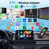 Wireless CarPlay Adapter, 2-in-1 Mini CarPlay & Android Auto 2025