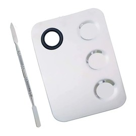 Makeup Mixing Palette Multipurpose Reusable Acrylic Makeup Palette Set Beauty Nail Art Tool