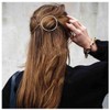 Olbye - Pinza para el pelo con forma de círculo,
