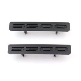 2Pcs Custom Design Front Bumper Fascia Side 3500 Emblems 3D Badge Nameplate Compatible with 2024+ Sierra 3500HD (Matte Black)