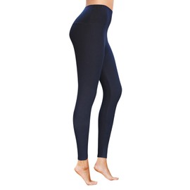 COMFY FOREVER Leggings for Women | Gym & Workout Leggings for Women, Girls Leggings, Plus Size Leggings for Yoga & Running, Compression Leggings Women | High Waisted Leggings for Women (Navy - XL)
