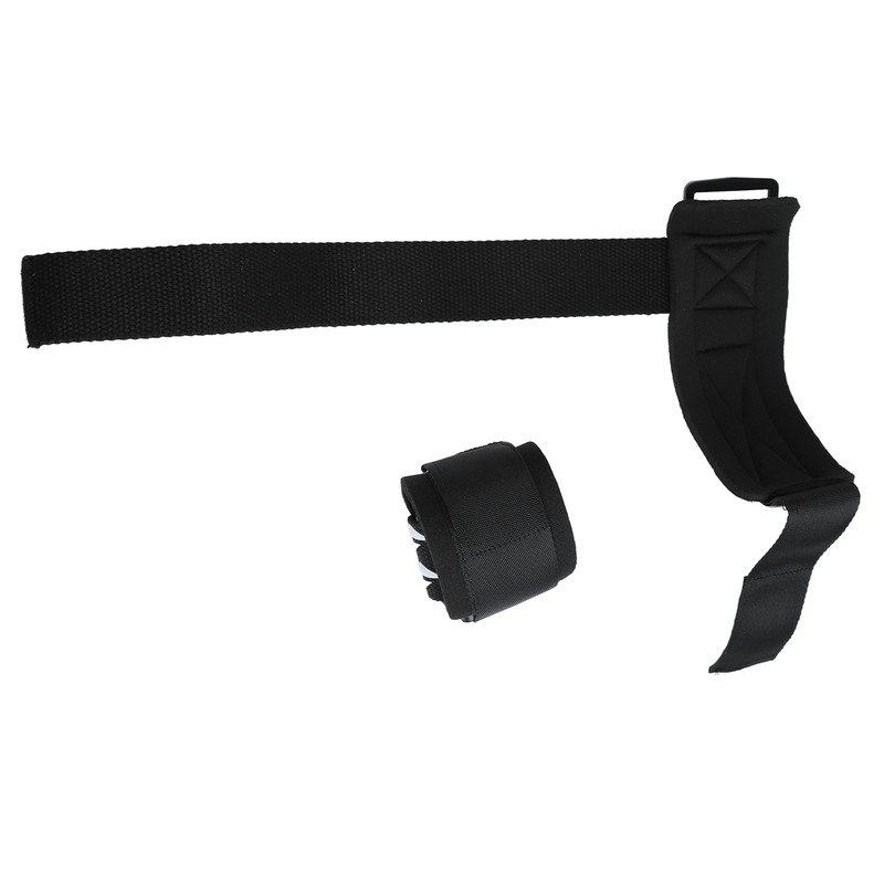2PCS Weightlifting Belt Hand Grip Support Wrist Straps for Pull