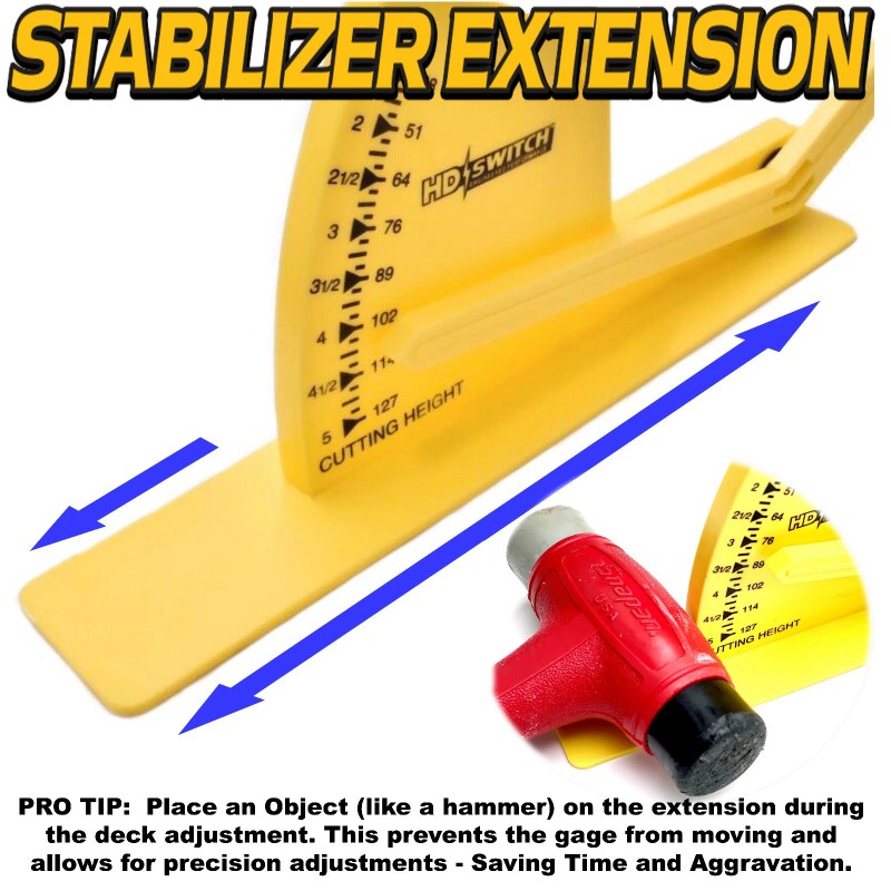 HD Switch Deck Blade Leveling Gage for John Deere L