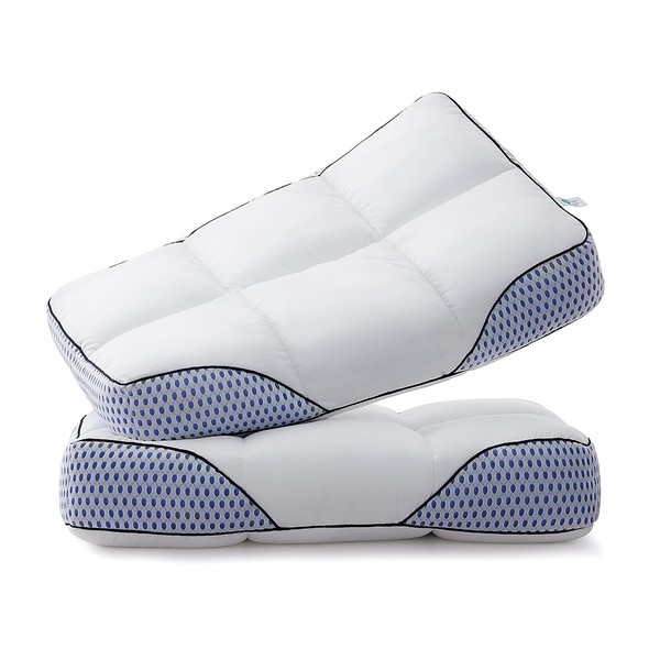 Glaciman Shredded Memory Foam Pillow for Side & Back Sleepers