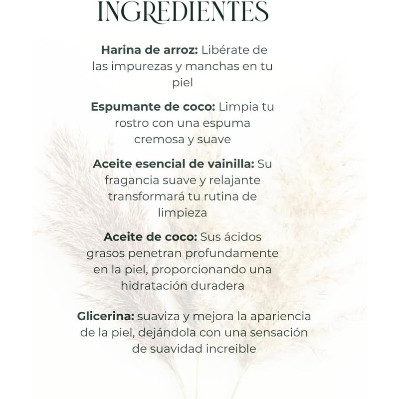 Jabón Exfoliante de Arroz Corporal APIGREEN Piel Suave y Luminosa