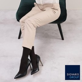 SIGVARIS Women’s Merino Wool Knee-High Compression Socks 15-20mmHg - Brown - C (Large)