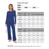 WiWi Womens Viscose from Bamboo Pajamas Set Soft Long Sleeve