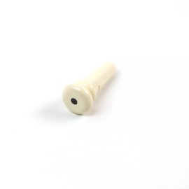 mLaval Guitar Parts General Plastic Strap Button Endpin For Acoustic Guitar ,Ivory White color
