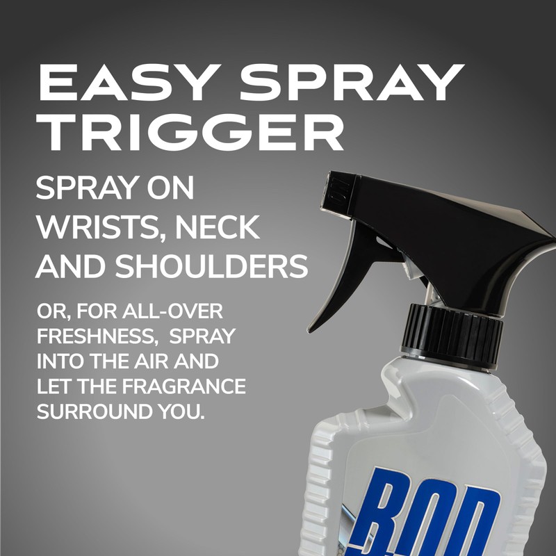 BOD man Fragrance Body Spray, Iconic, 8 fl oz