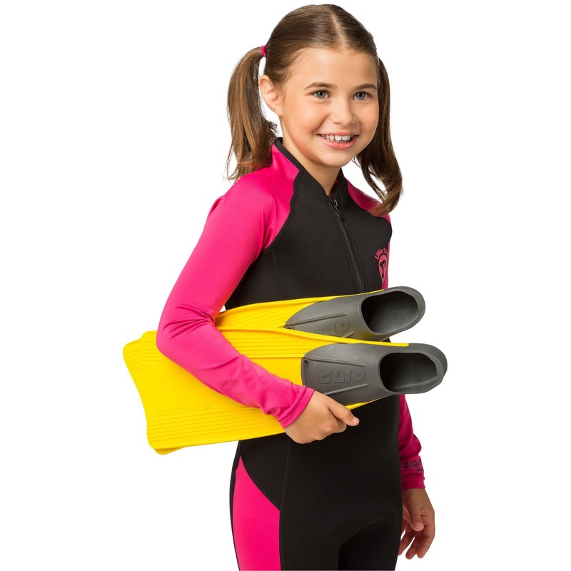 Cressi Clio Snorkeling and Diving Fins -Yellow, 27/29 - 8.5/10.5