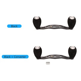Wuyuzi Fishing Reel Handle Carbon Baitcasting Fishing Reel Handle Trolling Reel Handle Left and Right Ultralight Reel Handle Reel Crank Accessories