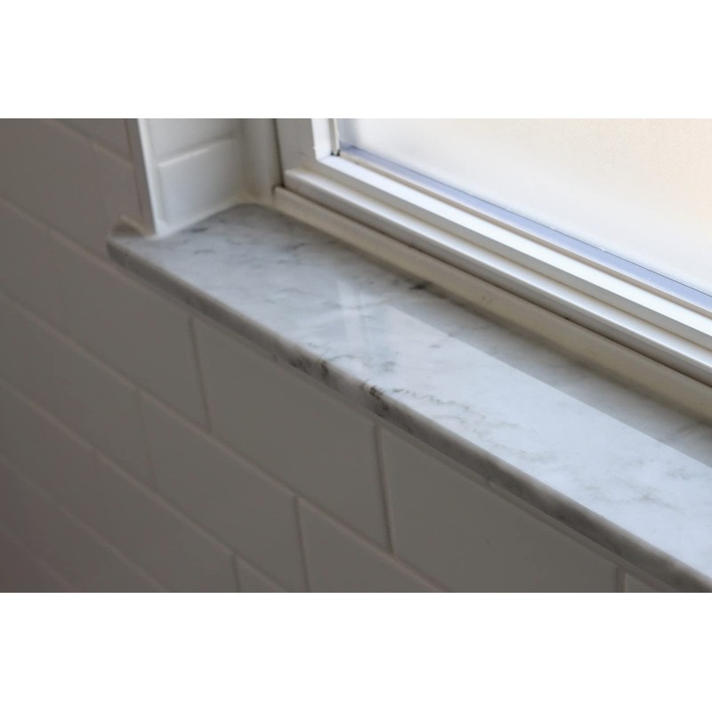 Threshold.Shop White Carrara Marble Saddle | Eased Edge | 3/4”