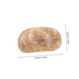 VICASKY 5pcs Stretchy Ponytail Holders for Women Elastic Hair Ties with Vibrant Patterns Acetate Bands for Travel Party Gatherings and Stylish Hairstyles