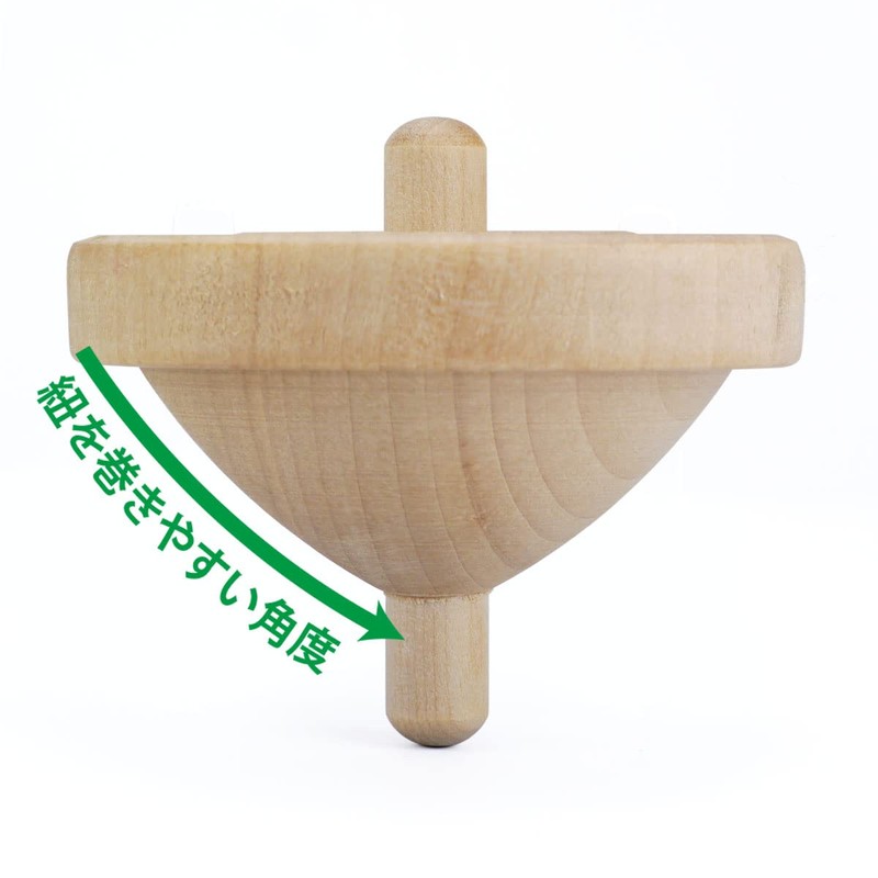 Spin Gear Easy Wood Core for Beginners (Wooden Diameter 2.8