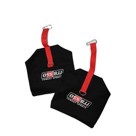 OSS Combat Sports - Jiu Jitsu & Judo Grip Trainer | BJJ Exercise Jiu Jitsu and Judo Training System - Improve Grappling Grip Power, Endurance, and Performance (Black Sleeves)
