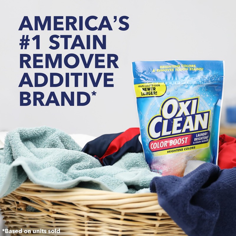 OxiClean Color Boost Laundry Brightener and Stain Remover Power Paks,