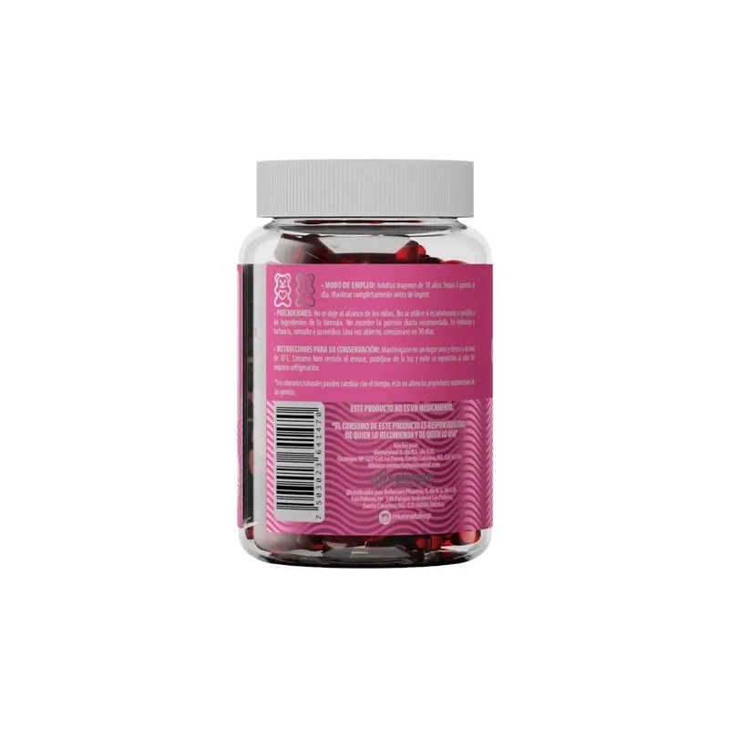 Colágeno Biotina 60 Gomitas Belabear Vitamina A, C, D