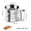Flour Sieve, Cup Stainless Steel Mesh Flour Shaker, Baking Tool