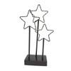 ToCi Decorative Stand Star with LED Lighting Metal Candlestick with