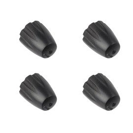 PRO+ NEW! GENUINE 25MM LONG PVC AXLE/NUT GUARD IN BLACK SOLD BY 4