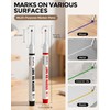Nicpro 12 PCS Long Nib Marker Pens, 20mm Deep Hole