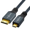 Twozoh Micro HDMI to Mini HDMI Converter Cable 0.5M (Type