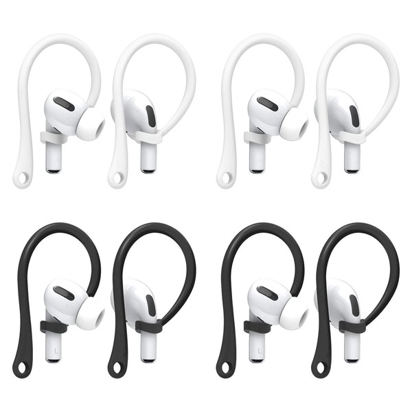 4 Pairs of EarHooks for AirPods, EarHooks Compatible with AirPods