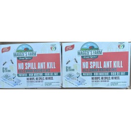 Maggies Farm Ant Bait Station No Spill No Drips No Mess Indoor Outdoor Lot of 2