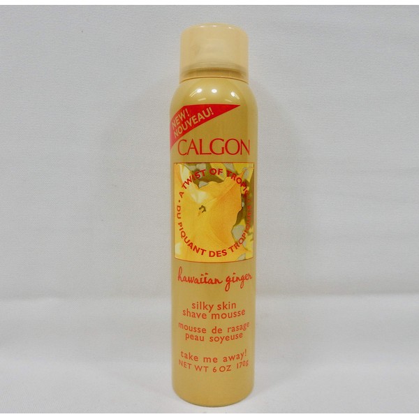 Calgon Hawaiian Ginger Silky Skin Shave Mousse 6.0 OZ