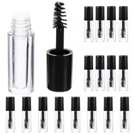 FUOYLOO Tubos De Rímel Vacíos Recargables Transparentes Mini Tubo De Máscara Y Pestañas Envases Cosméticos Para Rímel Con Diseño Antifugas 20 Piezas