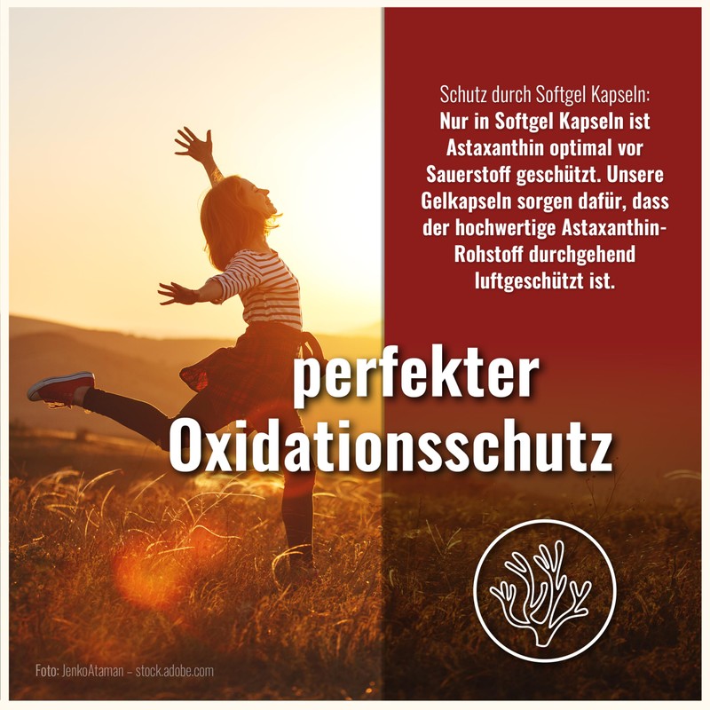 Astaxanthin 12 mg Depot Softgel Capsules with Oxidation Protection -