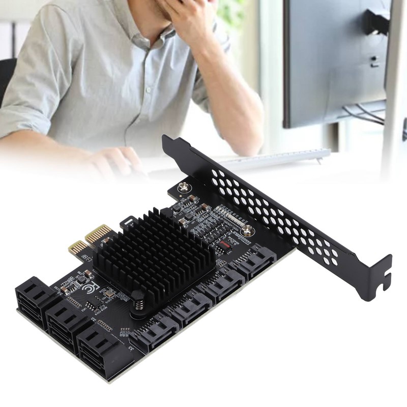 SATA PCI E Card IDE/AHCI Mode ASM Chip 7 Pin