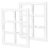 Ilyapa Window Frame Wall Decor 2 Pack - Large 18x22