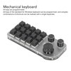 15 Keys 3 Knobs Programmable Keypad Wired USB Wireless Bluetooth