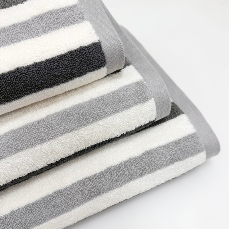 Allure Cali Striped Hand Towels Pack of 2 50 x