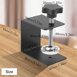 Winlauyet 1pc / 2pcs C-Clamp Cabinet Drawer Front Installation Clamps Universal Jig Cabinet Tool Woodworking Clamps Drawer Jig (2)