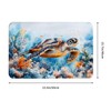 HGSCHYU Sea Turtle Bathroom Rugs 24x16in Entryway Rug Ocean Animal