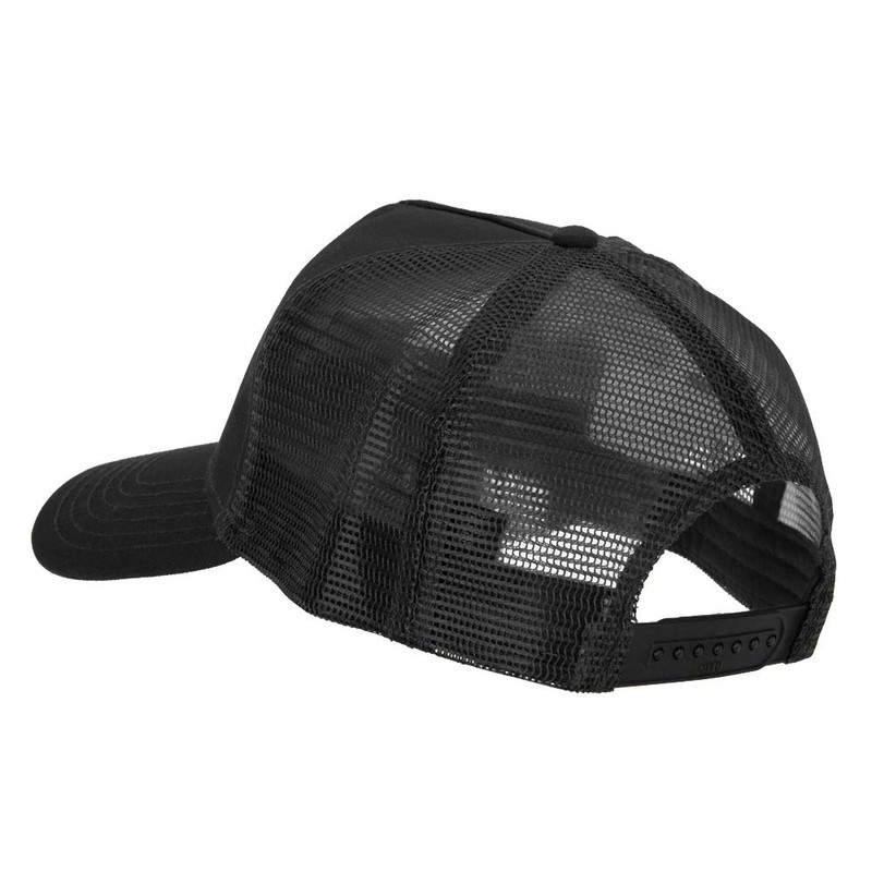 Trainer Red Poke Monster Embroidered Mesh Cap - Black OSFM