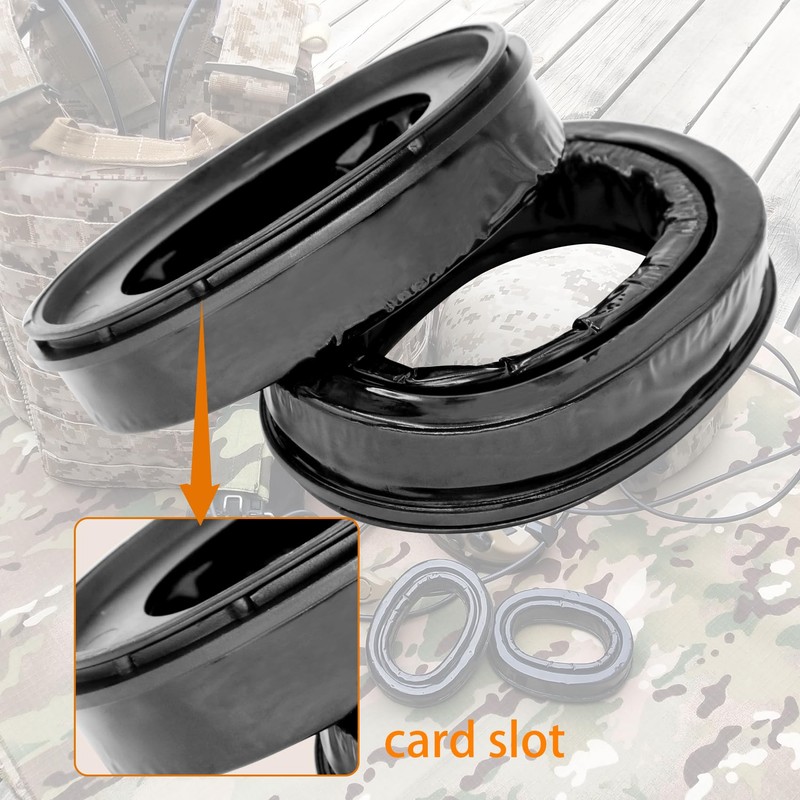 COMBATGEAR Silicone Gel Earpads Compatible with MSA SORDIN Headsets Hearing