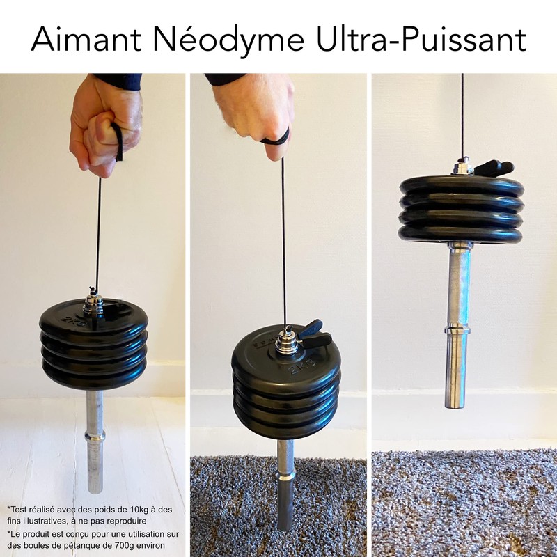 Eleactive Magnetic Pétanque Ball Pickup Accessory for Amateurs and Competitions